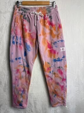 The Edition brand women tie dye pink sweatpants Small